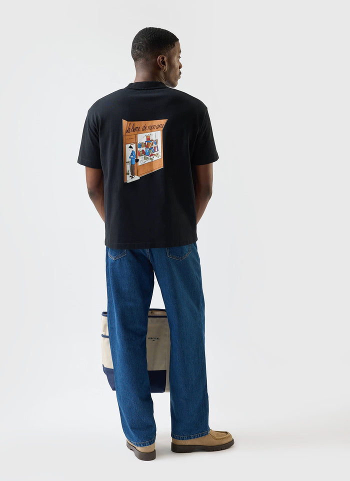 Le Livre De Mon Ami Oversized T Shirt - Black