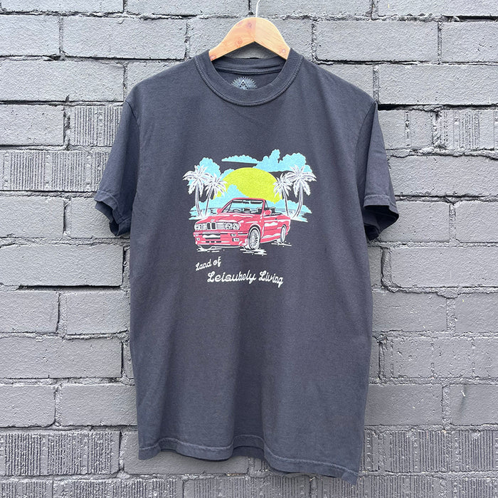 Leisurely Living T-Shirt - Washed Black