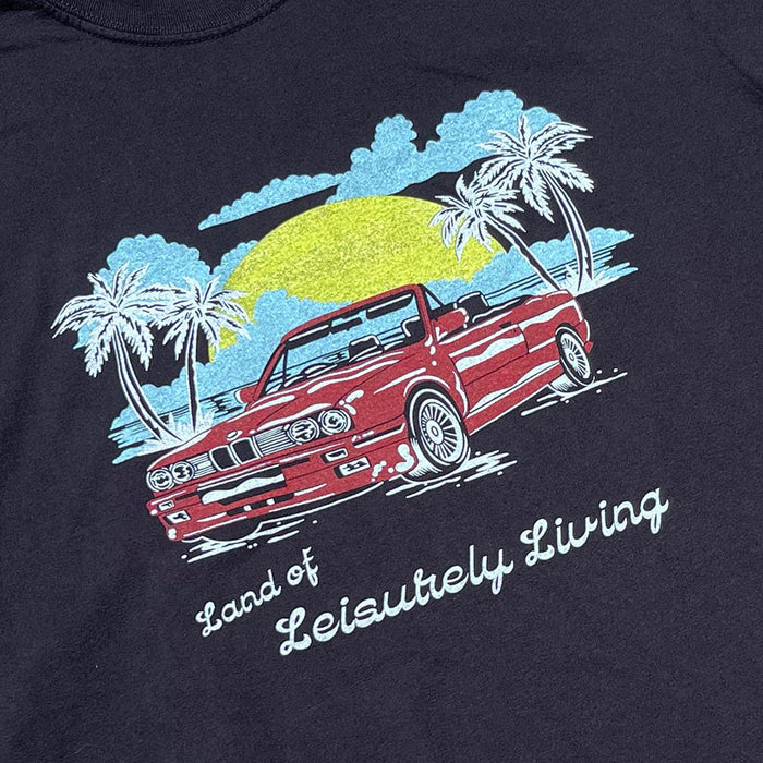 Leisurely Living T-Shirt - Washed Black