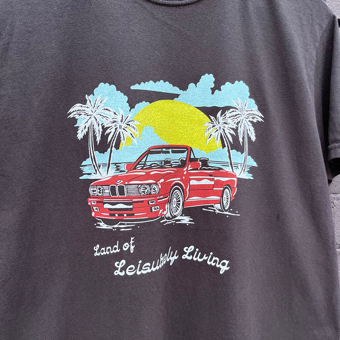 Leisurely Living T-Shirt - Washed Black