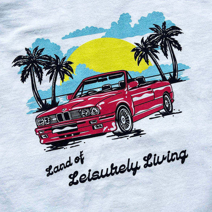 Leisurely Living T-Shirt - Washed White