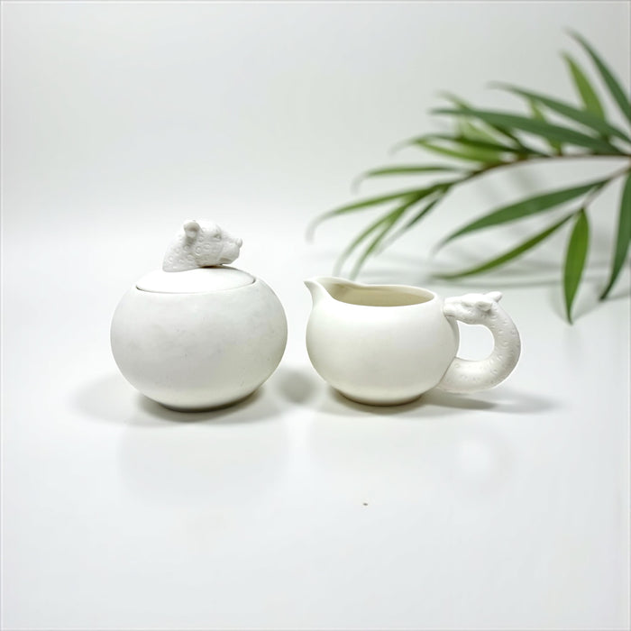 Leopard Creamer & Sugar Set