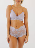 Lia and Boyshort Set | Smokey Lavender