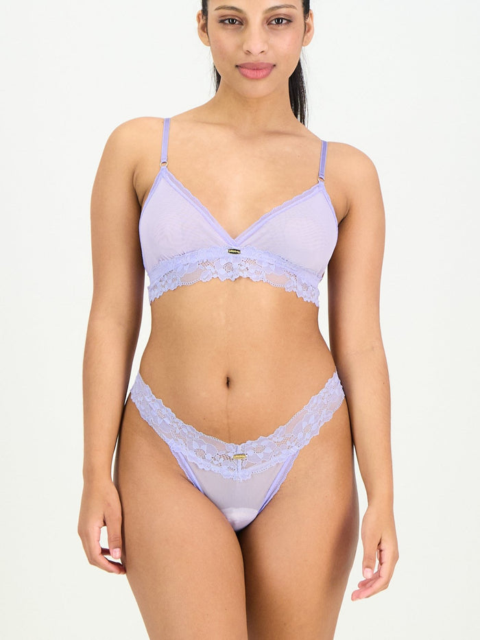 Lia and Thong Set | Smokey Lavender