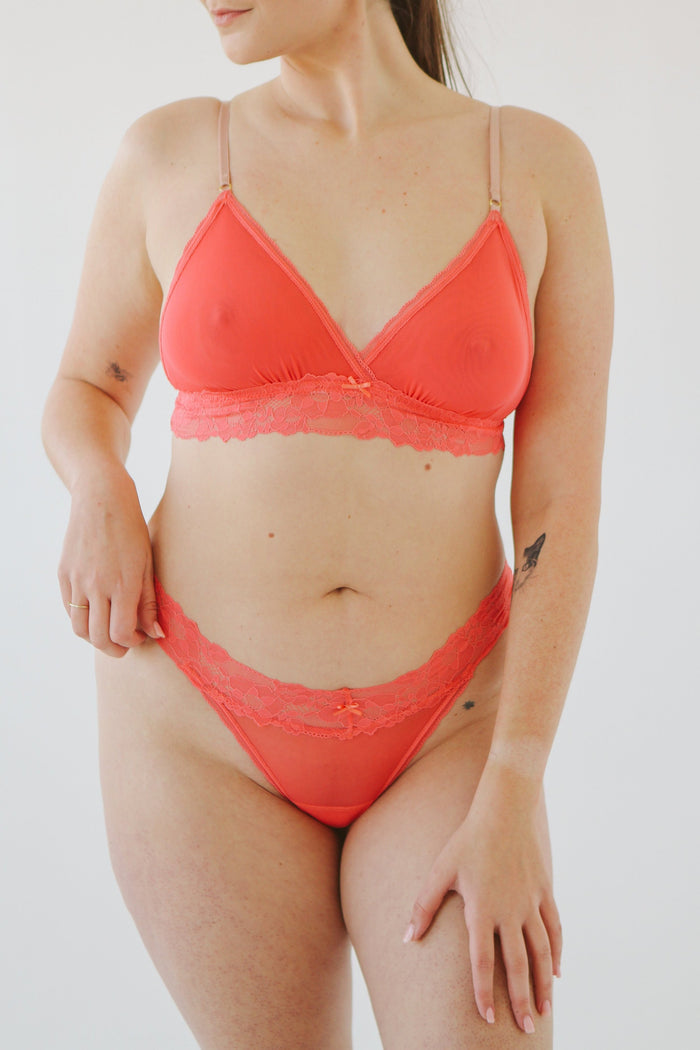 Lia and Thong Set | Tangerine