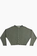 Light Shrunken Peri Cardigan