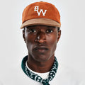 Linen Ball Cap - Orange