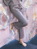 Linen PJ Pants | Lavender Latte