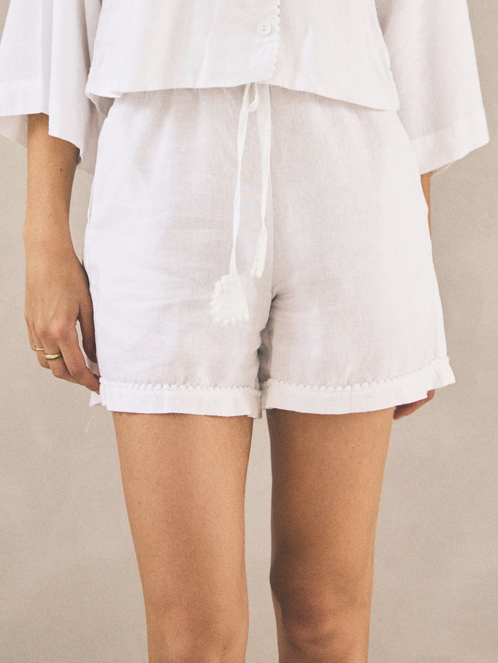 Linen PJ Short | Snow White