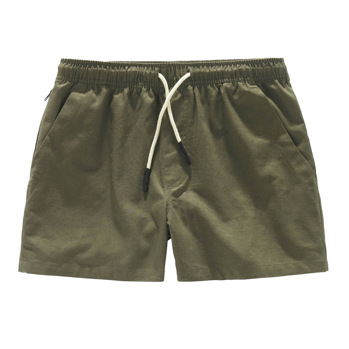 Linen Shorts - Army