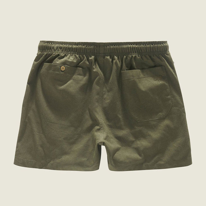 Linen Shorts - Army