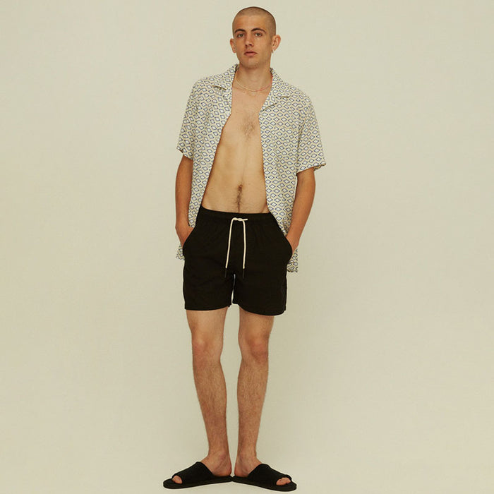 Linen Shorts - Black