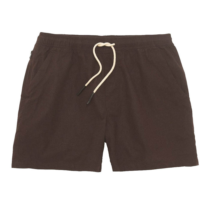 Linen Shorts - Brown
