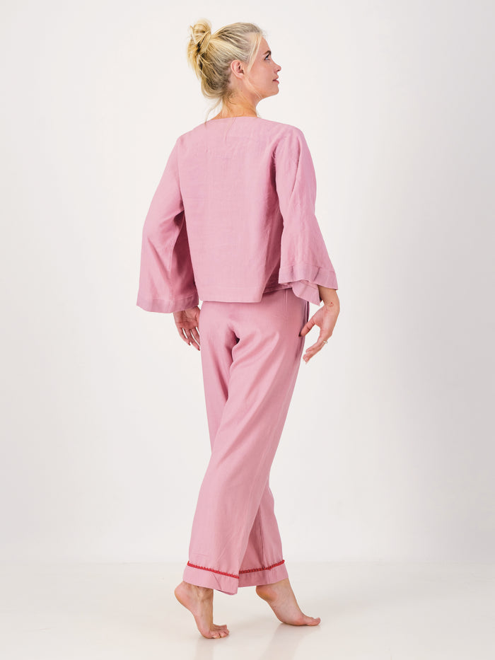 Loungy Linen Set - Long | Watermelon