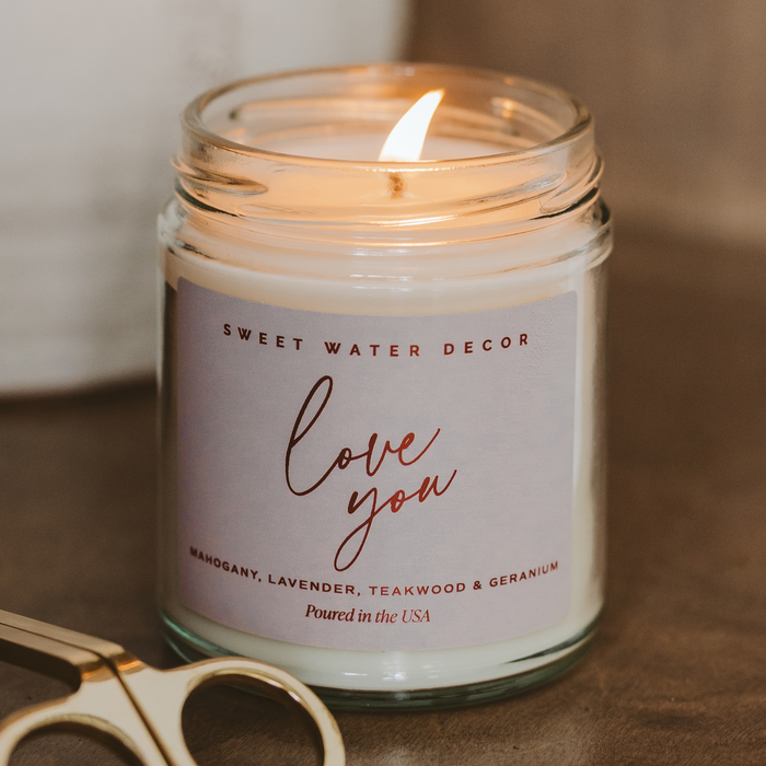Love You 9 oz Soy Candle