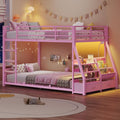 Low Bunk Bed Twin Over Twin with Montessori Bookshelf - Canva Home