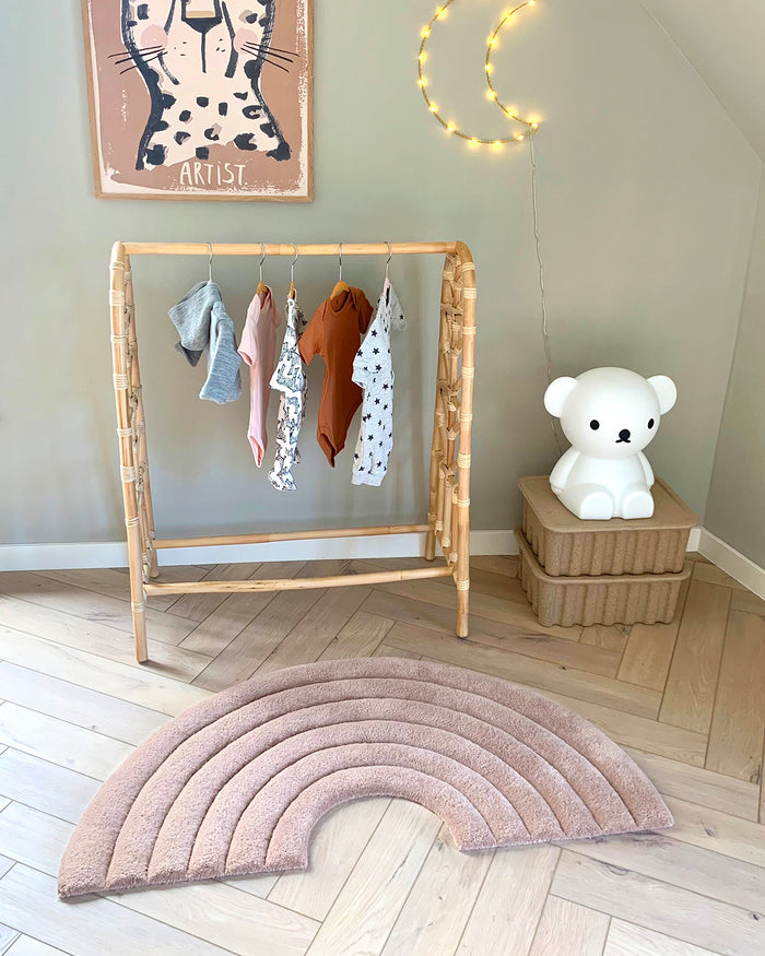 Maison Deux Rug RAINBOW Rose Dust 3.6 x 1.8 ft