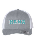 Mama Teal & White  Trucker Cap