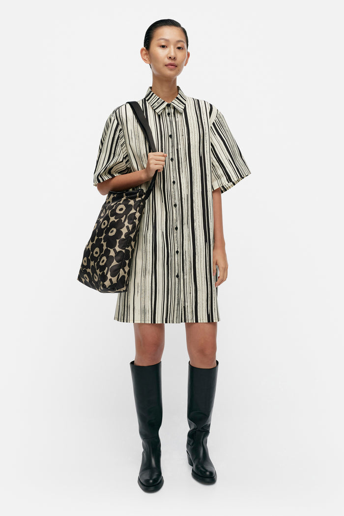 Marimekko Monoliitti Siluetti Cotton Poplin Dress