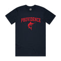 Marlin Logo T-Shirt - Navy Red