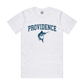 Marlin Logo T-Shirt - White Navy