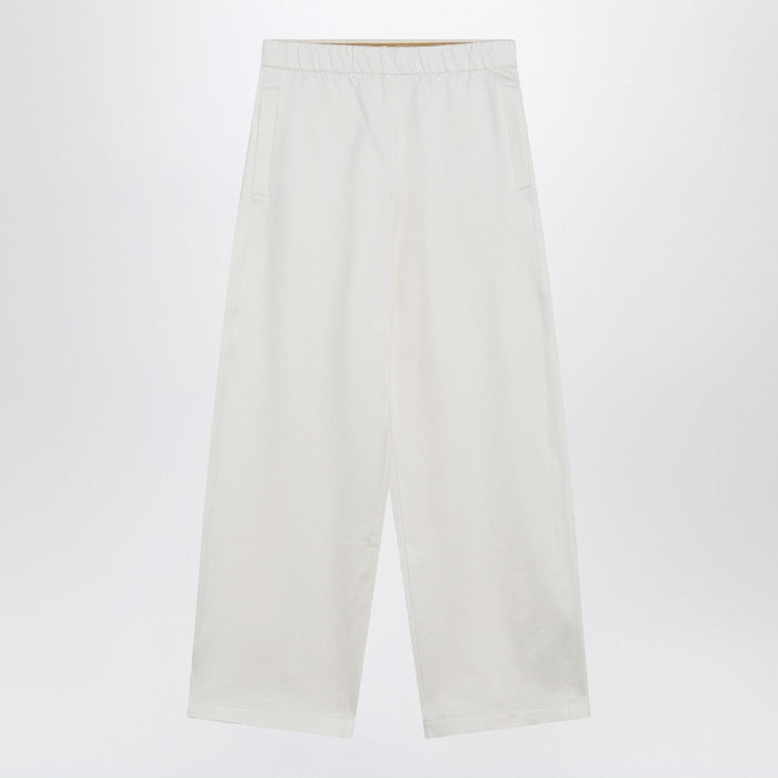 Pants M Max Mara - White silk blend trousers Brand