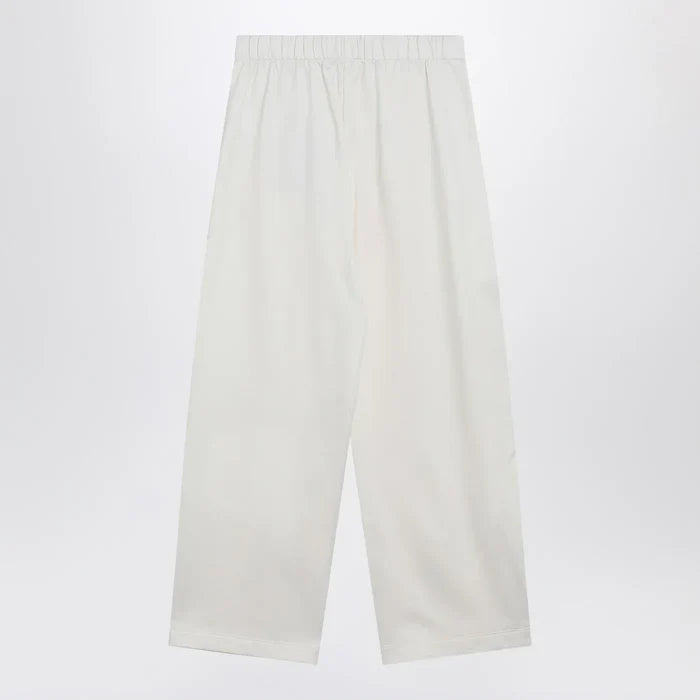 Max Mara - White silk blend trousers Brand Pants M