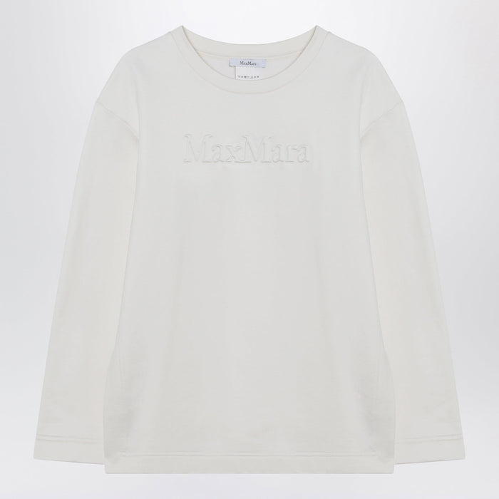 Shirts & Tops Max Mara - White sweatshirt in silk blend Brand