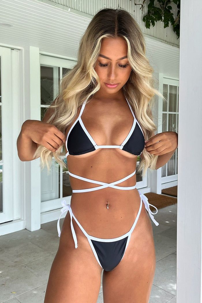 Mikki Bikini Top - Black