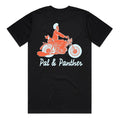 Motorcycle Pal & Panther T-Shirt - Black