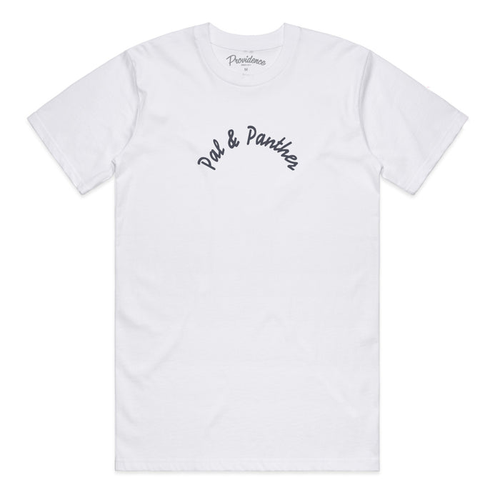 Motorcycle Pal & Panther T-Shirt - White