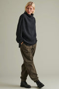 Niinmun Utö Merino Wool Collar Vest Charcoal