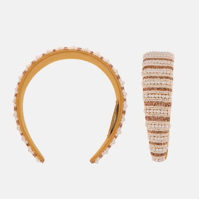 a headband and hair clip