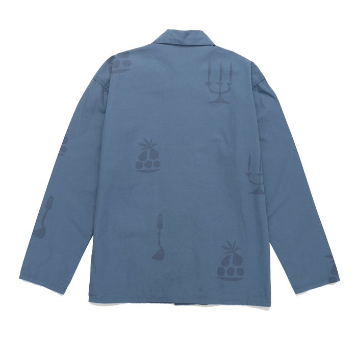 Nourish Printed Chore Shirt - Slate