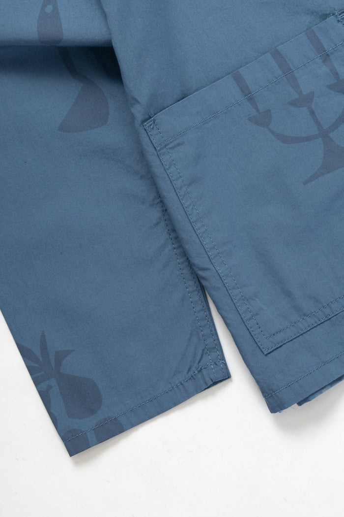 Nourish Printed Chore Shirt - Slate