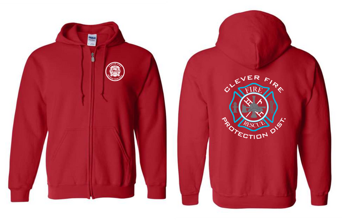 Officers Zip Up Hoodie