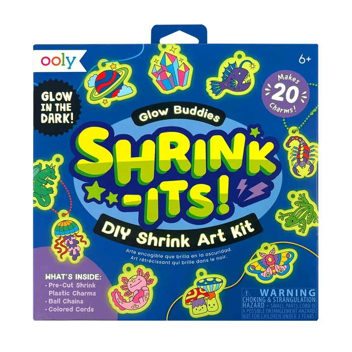 Ooly Shrink Its DIY Shrink Art Kit - Glow Buddies