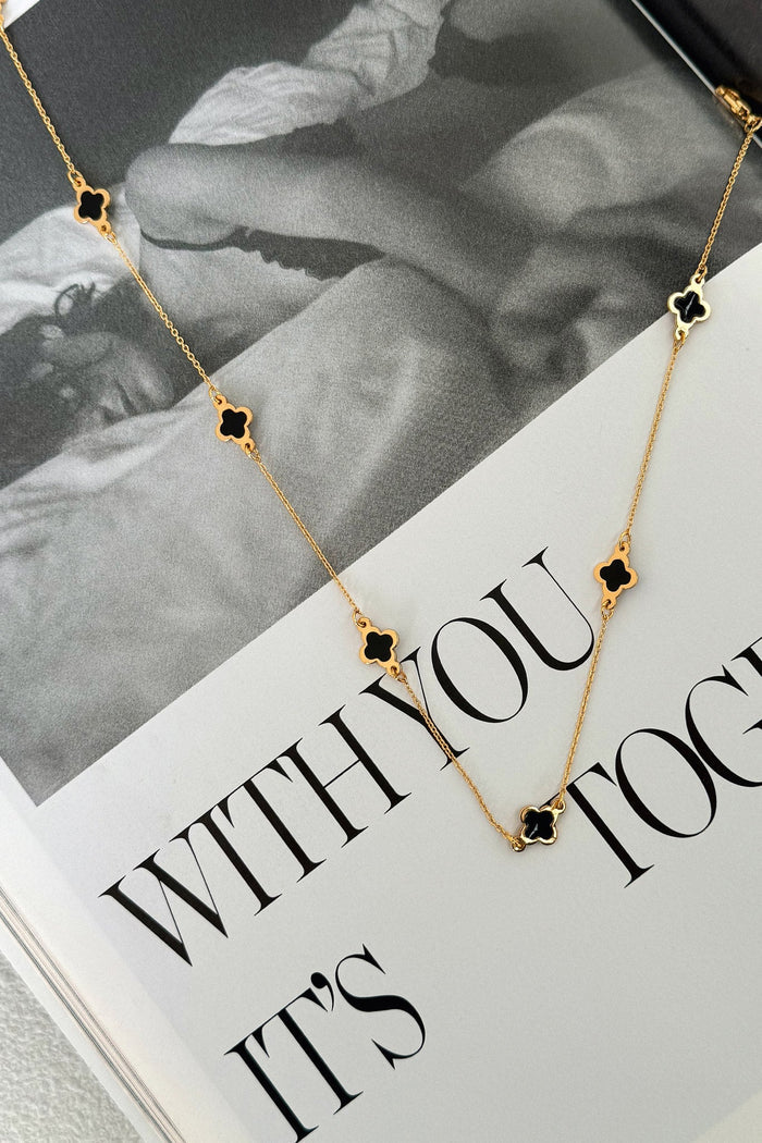 Oriana Necklace - Gold / Black