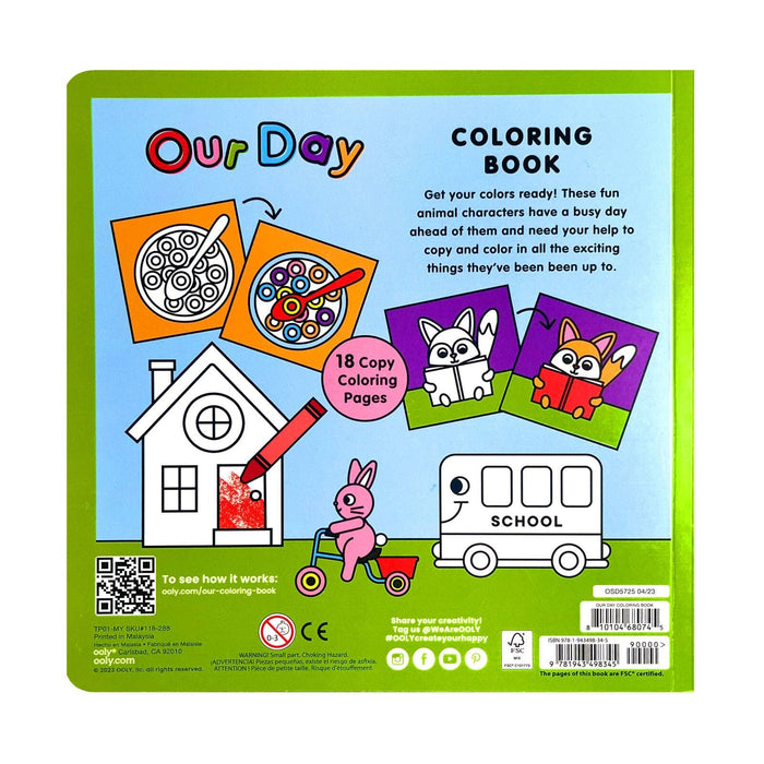 Our Day Coloring Book (7.8" x 7.8";18 Pages)