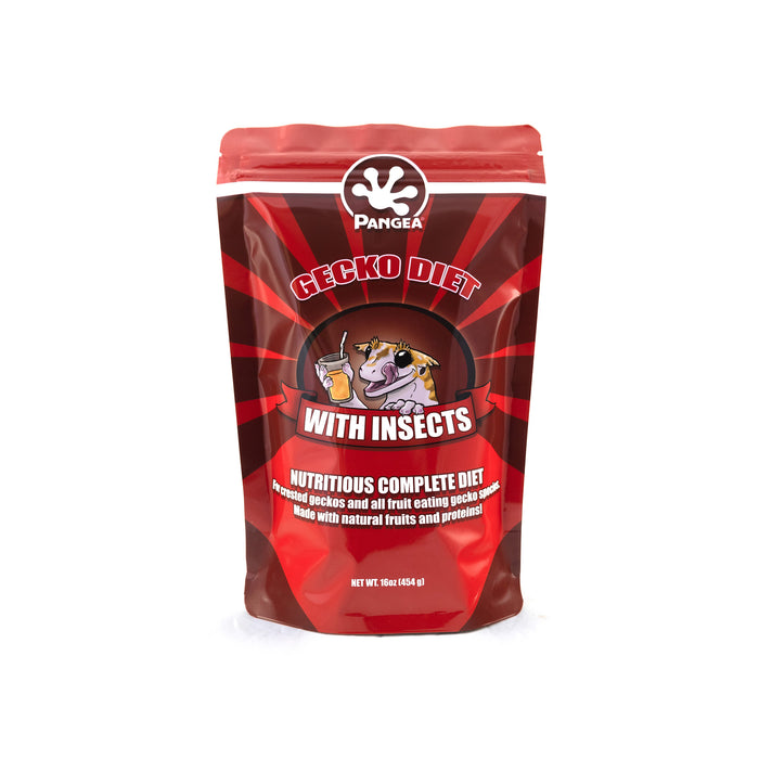Pangea Gecko Diet with Insects™ 16oz