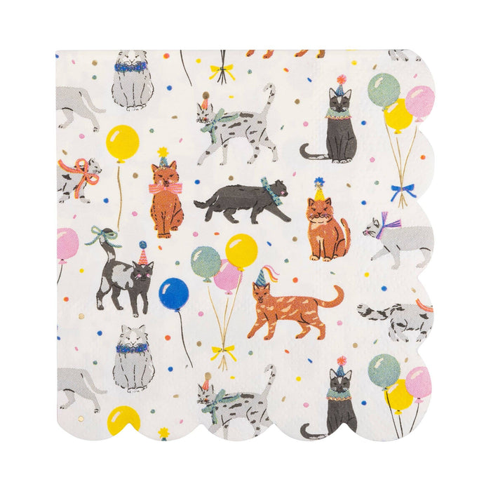 PET1135 - Cat Party Cocktail Napkin