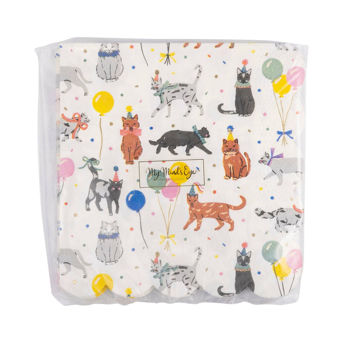 PET1135 - Cat Party Cocktail Napkin
