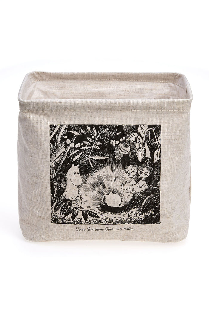 Piironki Helsinki Moomin Linen Storage Basket Kings Ruby
