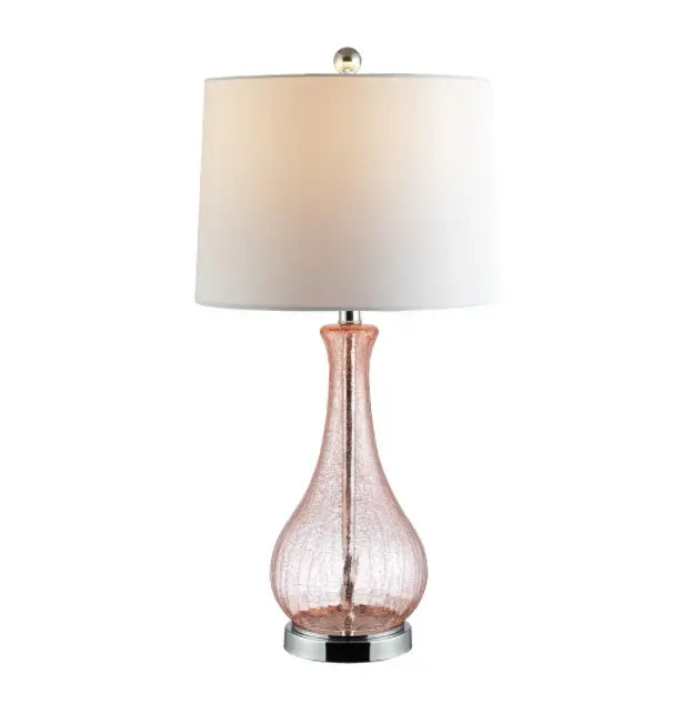 Pink Vase Bedside Table Lamp Canva Home