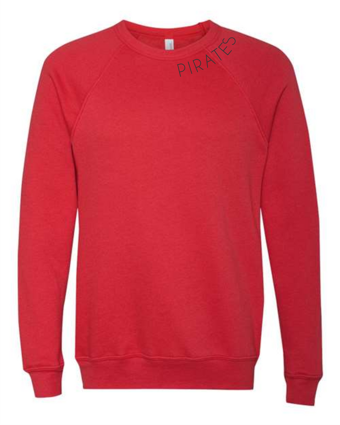 Pirates Embroidered Crewneck Youth and Adult