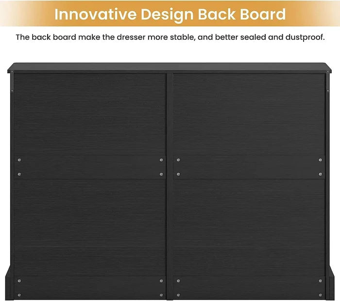 Pitts Modern 8 Drawer Chest Dresser Canva Home