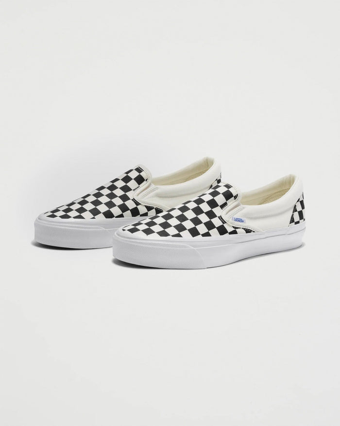Premium Classic Slip On Reissue 98 LX Checkerboard Black / White