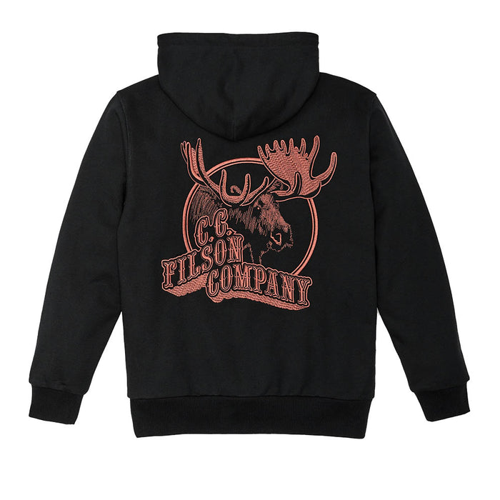 Prospector Embroidered Hoodie - Black Moose