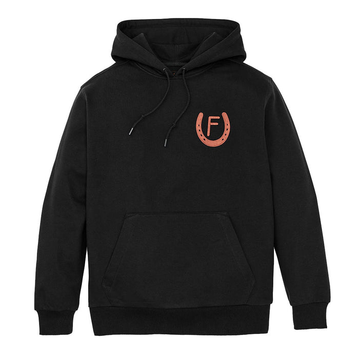 Prospector Embroidered Hoodie - Black Moose