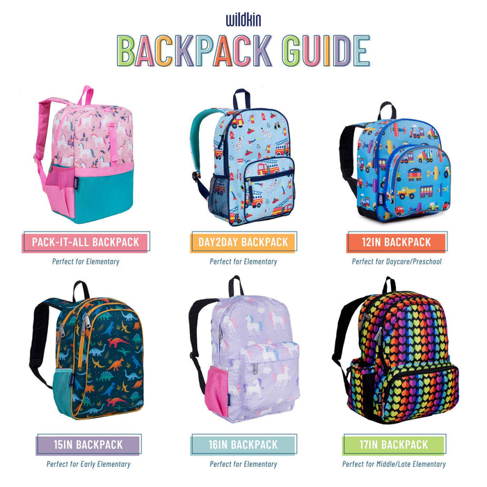Rainbow Hearts Recycled Eco Backpack